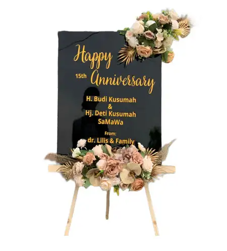 Papan Bunga Akrilik Garangan