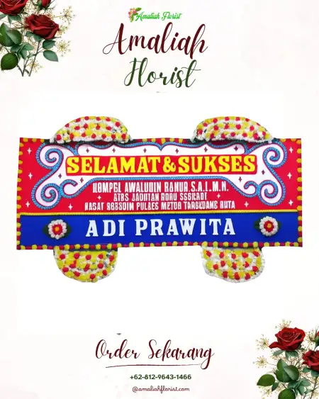 Papan Bunga Ucapan Selamat Garangan